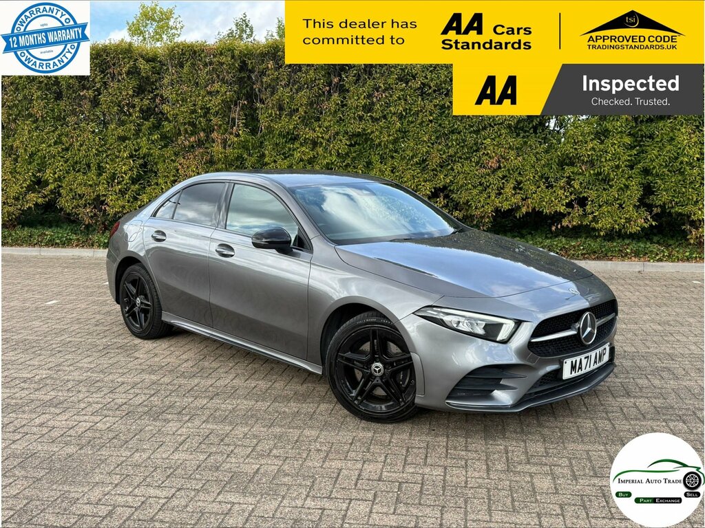 Mercedes-Benz A Class 1.3 A250e 15.6Kwh Amg Line Edition Saloon Petr Grey
