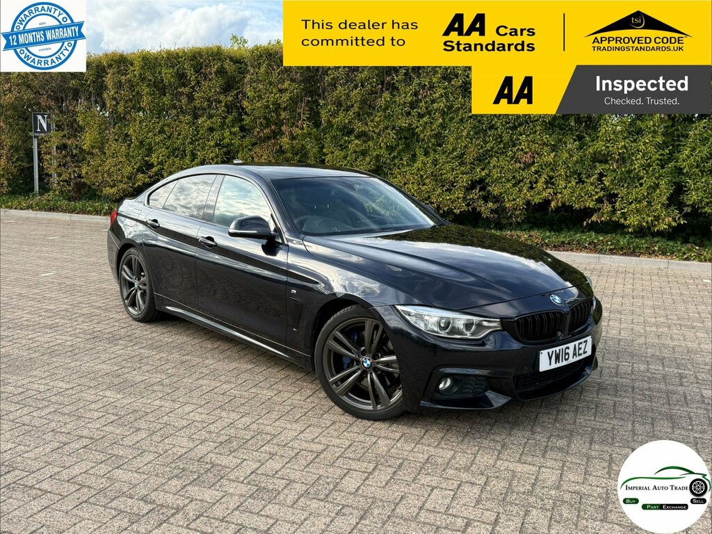 BMW 4 Series Gran Coupe 2.0 420I M Sport Hatchback Euro 6 Black