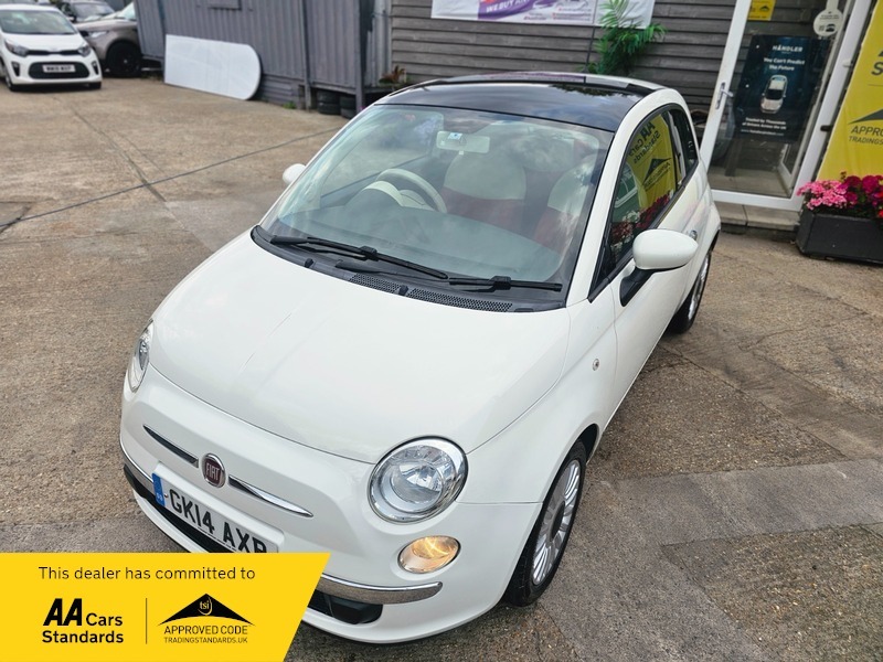 Fiat 500 Lounge White #11