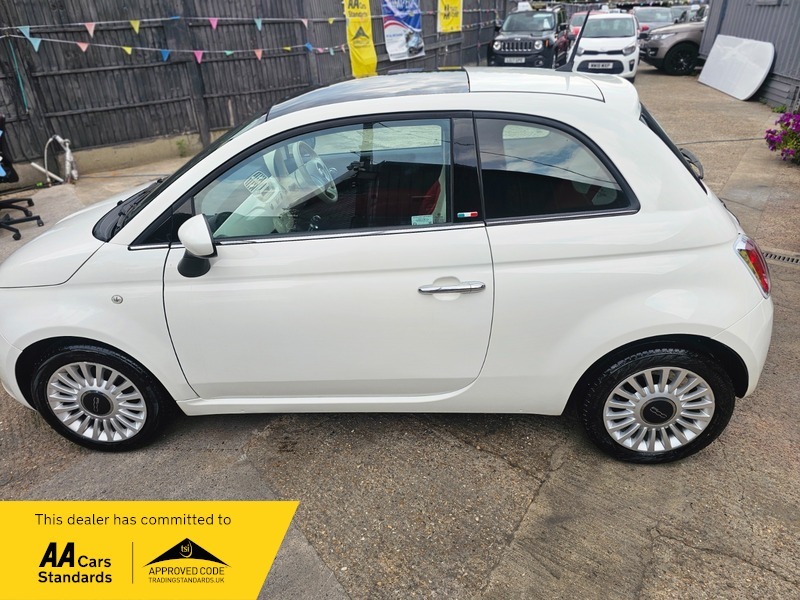 Fiat 500 Lounge White #13