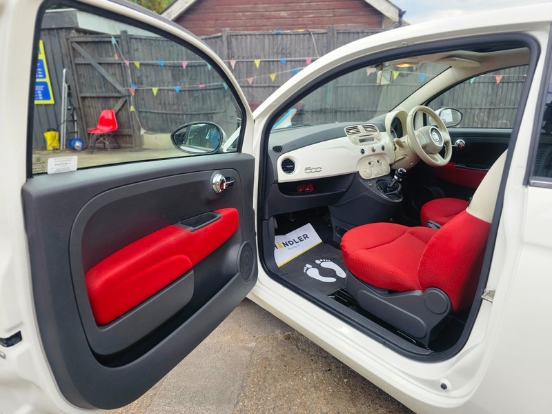 Fiat 500 Lounge White #26