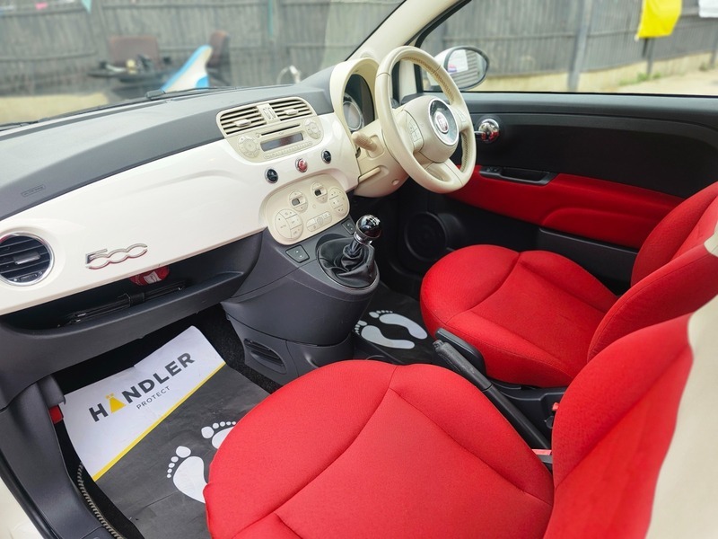 Fiat 500 Lounge White #46