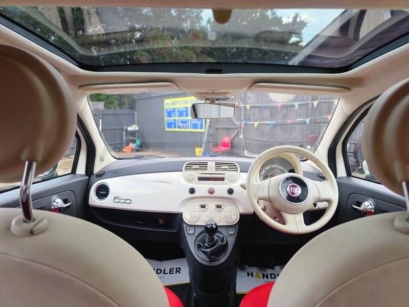 Fiat 500 Lounge White #45