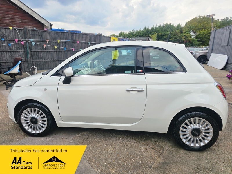 Fiat 500 0.9 Twinair Lounge Hatchback White #6