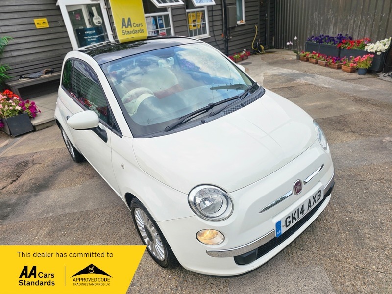 Fiat 500 Lounge White #12