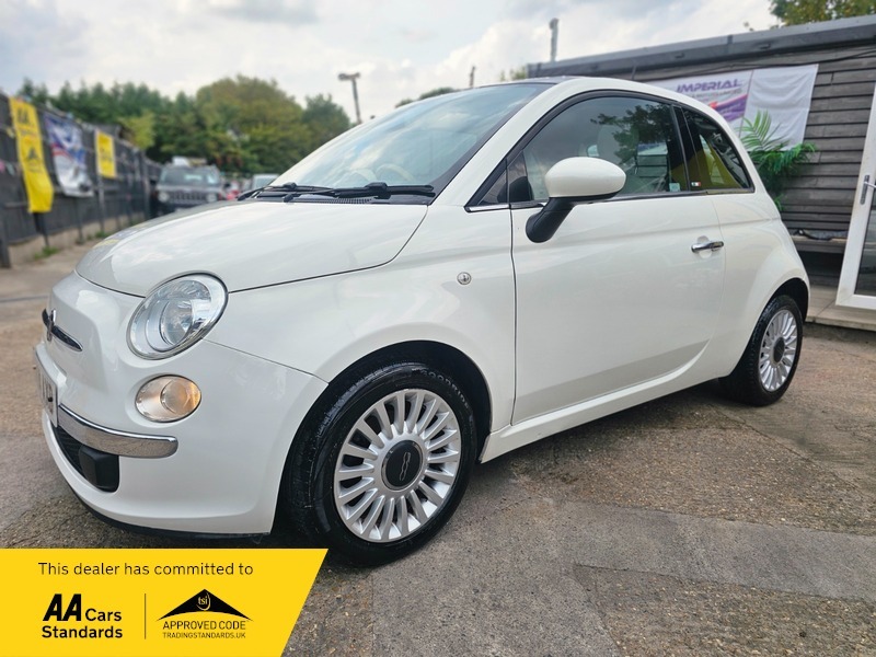 Fiat 500 0.9 Twinair Lounge Hatchback White #2