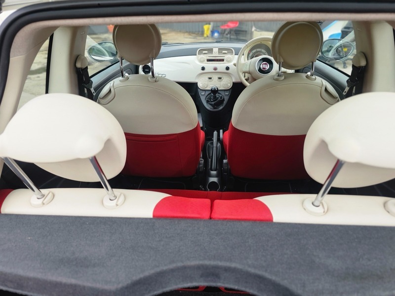 Fiat 500 Lounge White #42