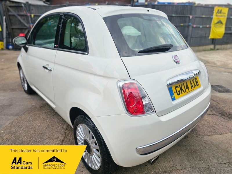 Fiat 500 0.9 Twinair Lounge Hatchback White #4