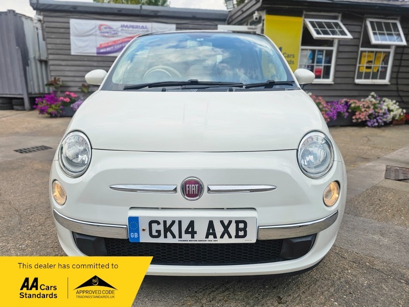 Fiat 500 Lounge White #7