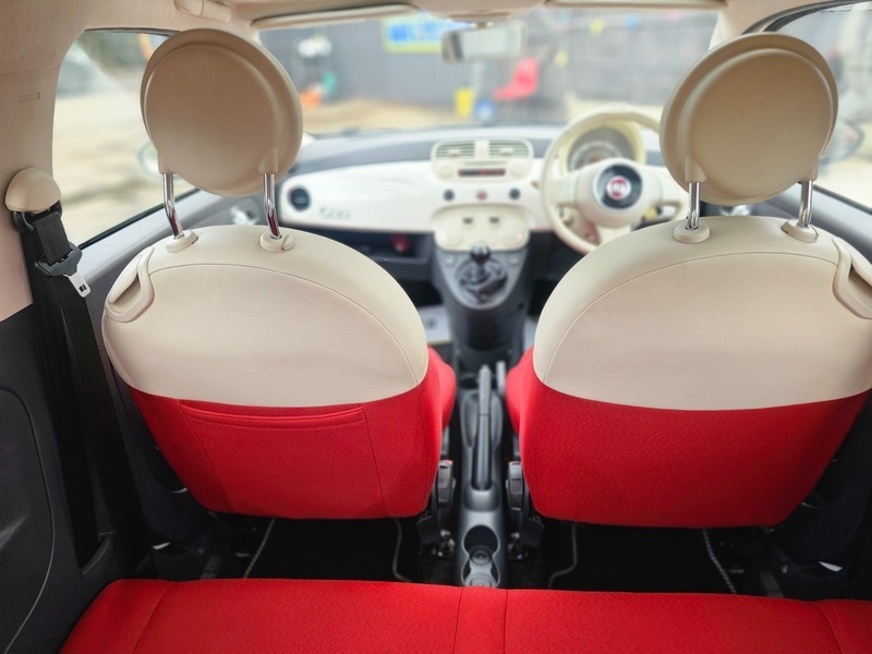 Fiat 500 Lounge White #44
