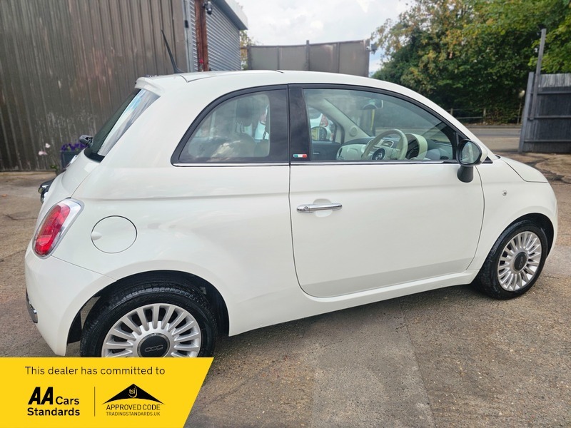 Fiat 500 Lounge White #10