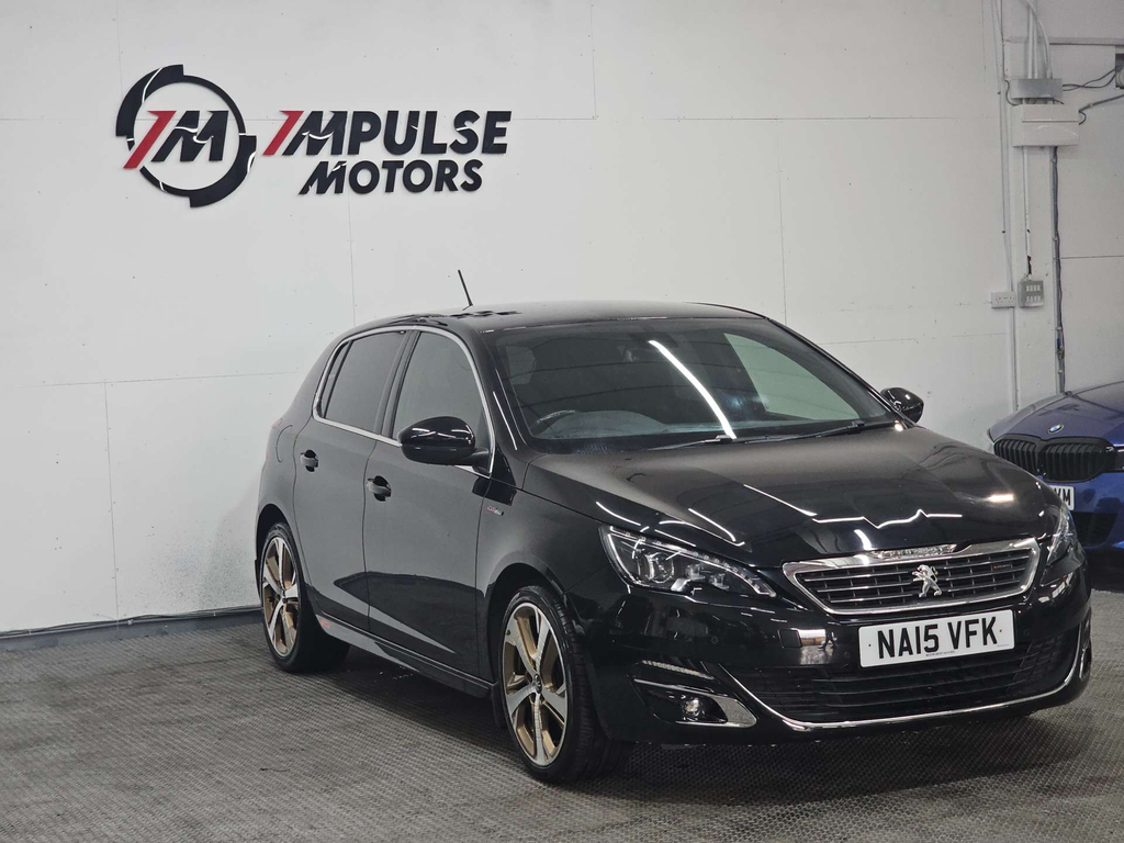 Peugeot 308 Gt Line Puretech Ss Black #4
