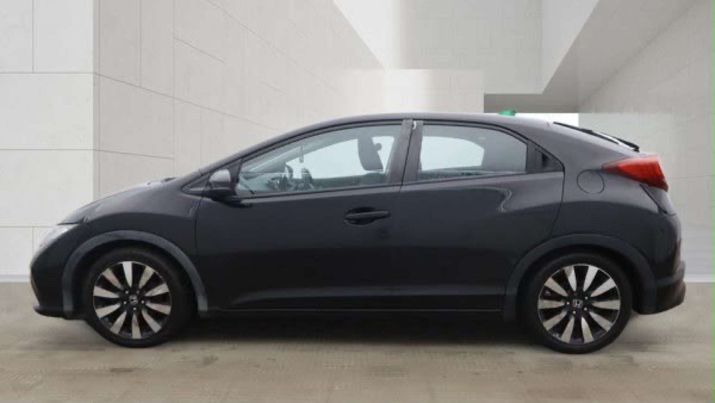 Honda Civic I-vtec Se Black #6