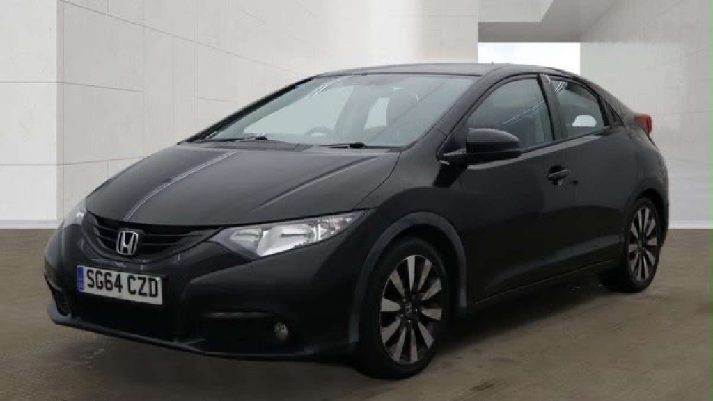 Honda Civic I-vtec Se Black #2