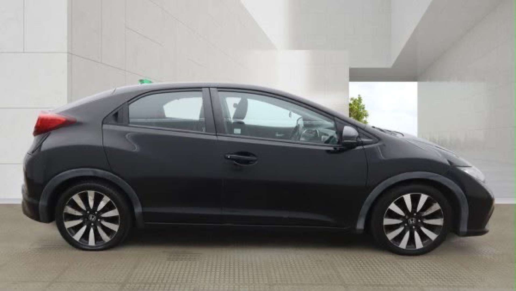 Honda Civic I-vtec Se Black #4