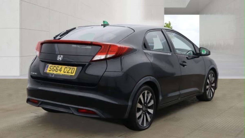 Honda Civic I-vtec Se Black #5