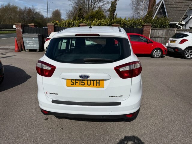 Ford C-Max 1.6 Tdci Titanium Mpv Euro 5 11 White #6