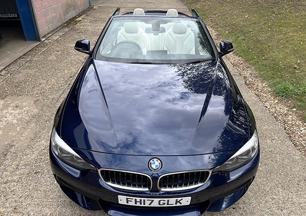 BMW 4 Series 2.0 M Sport Convertible Blue #5