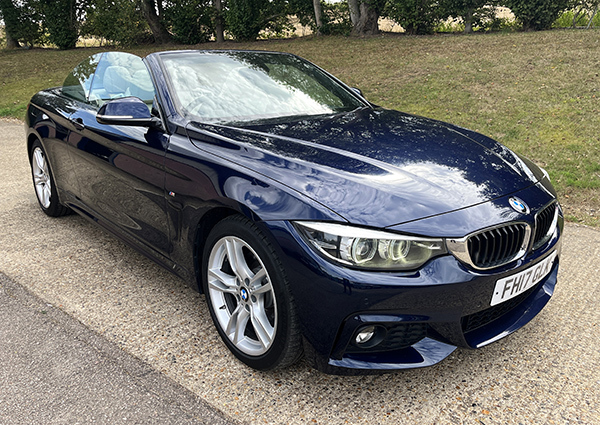 BMW 4 Series 2.0 M Sport Convertible Blue