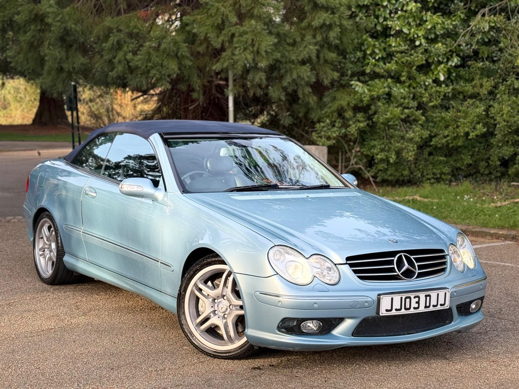 Mercedes-Benz CLK 5.4 Cabriolet Blue #2