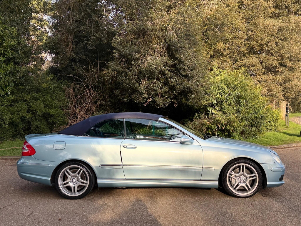 Mercedes-Benz CLK 5.4 Cabriolet Blue #4