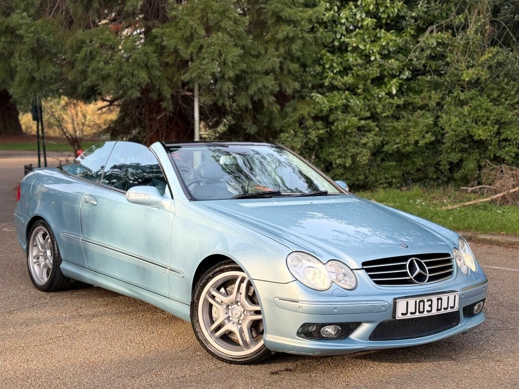 Mercedes-Benz CLK Convertible Blue