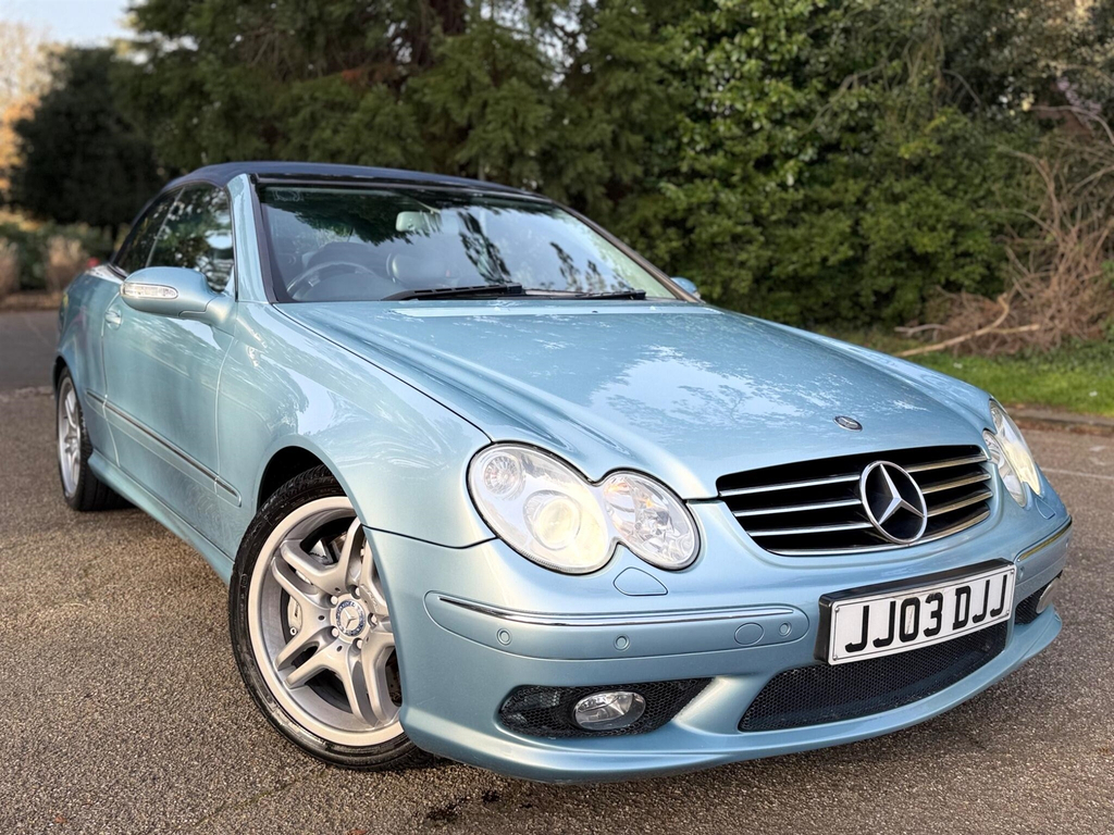 Mercedes-Benz CLK Convertible Blue #3
