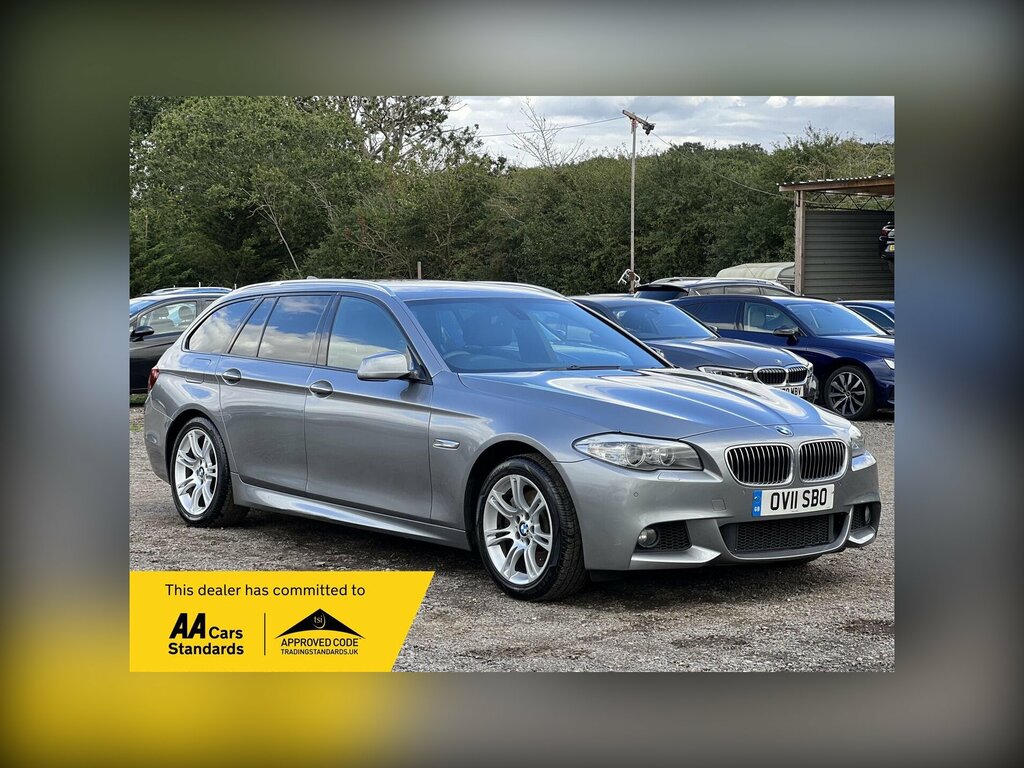 BMW 5 Series 520D M Sport Blue #1