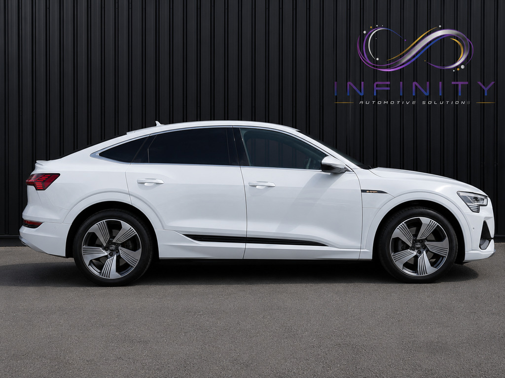 Audi E-tron 55 S Line Sportback Quattro 95Kw White #4