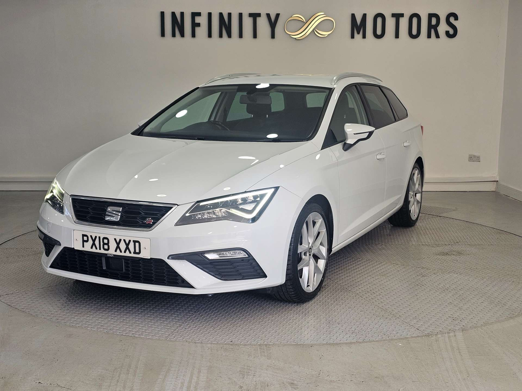 Seat Leon Fr Technology Tdi White #4
