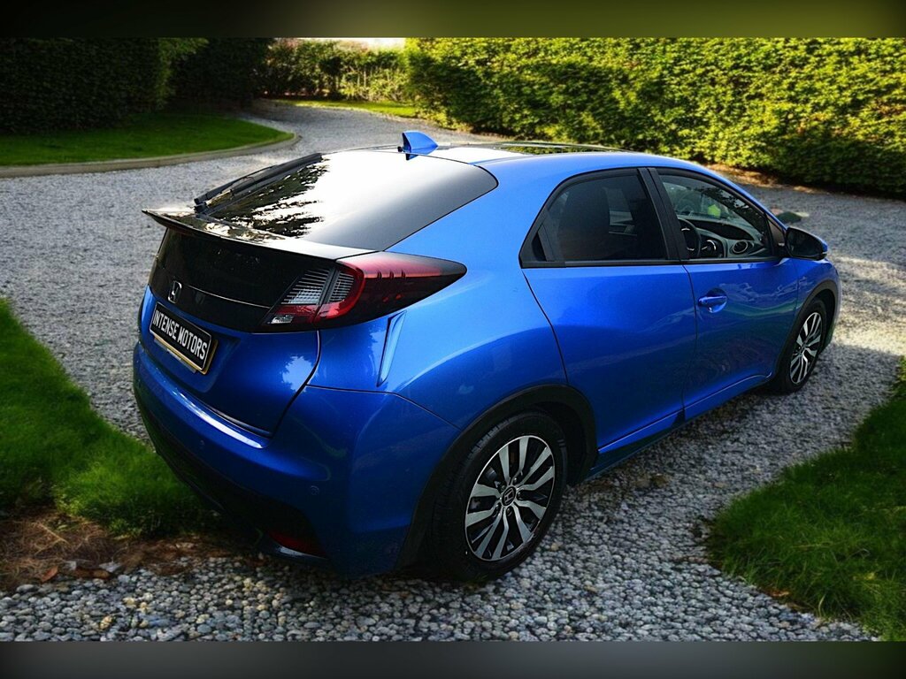 Honda Civic 1.6 I-dtec Sr Hatchback Euro 6 Blue #4