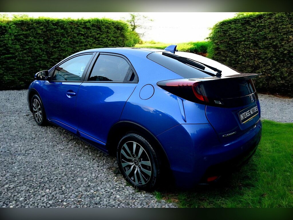 Honda Civic 1.6 I-dtec Sr Hatchback Euro 6 Blue #6