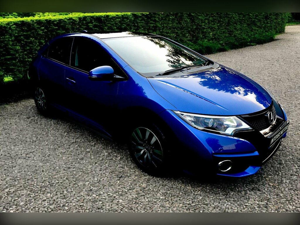 Honda Civic 1.6 I-dtec Sr Hatchback Euro 6 Blue #3