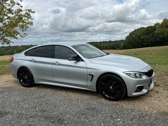 BMW 4 Series Gran Coupe 2.0 420D M Sport Hatchback Euro 6 Silver #2