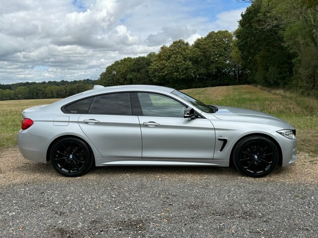 BMW 4 Series Gran Coupe 2.0 420D M Sport Hatchback Euro 6 Silver #4