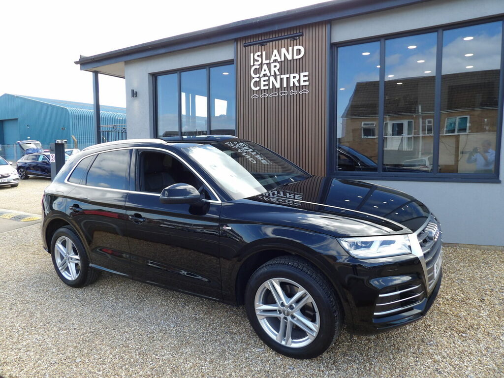 Audi Q5 Estate 2.0 Tdi Quattro S Line S Tronic Black #3