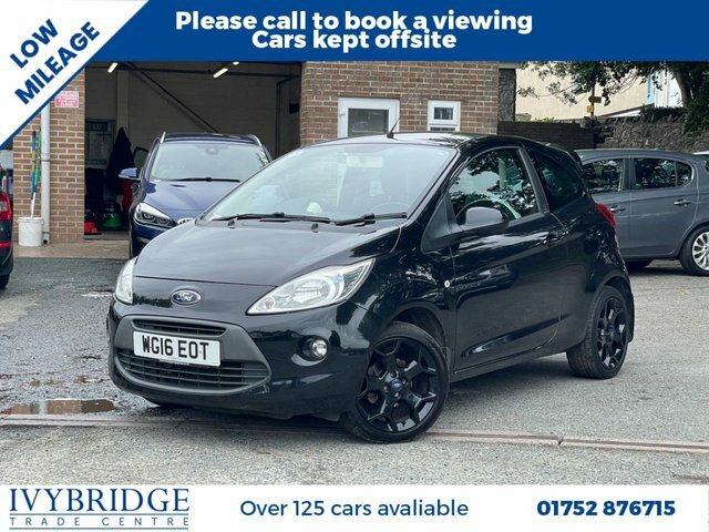 Ford KA 1.2 Zetec Black Edition Hatchback Manua Black