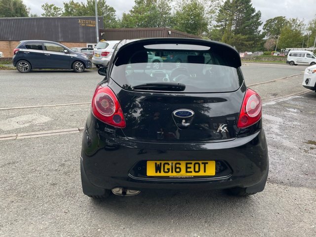 Ford KA 1.2 Zetec Black Edition Hatchback Manua Black #6