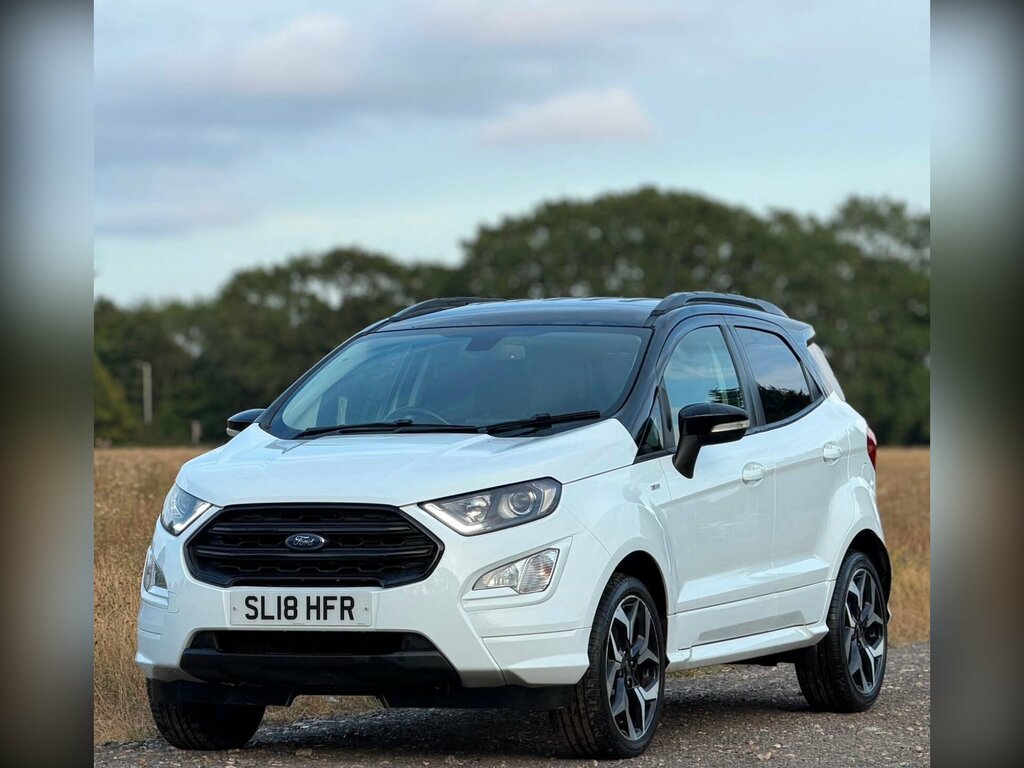 Ford Ecosport 1.0T Ecoboost St-line Euro 6 Ss White #2