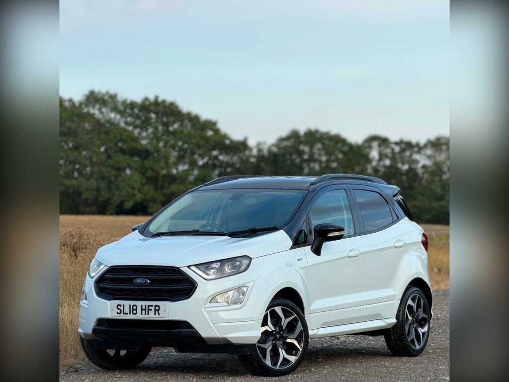 Ford Ecosport 1.0T Ecoboost St-line Euro 6 Ss White