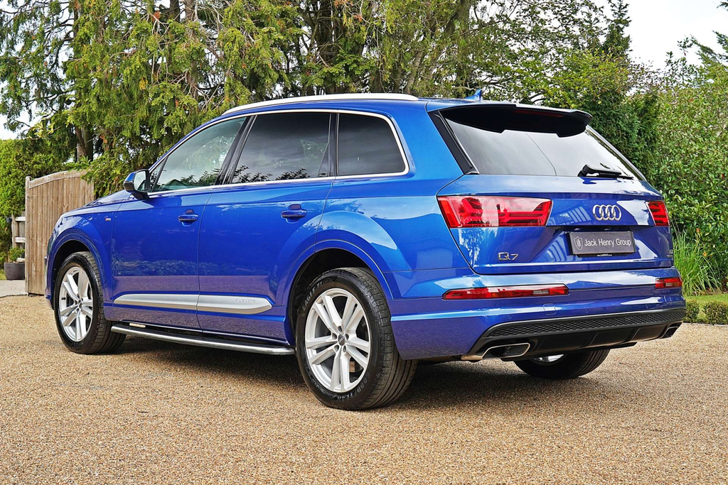 Audi Q7 S Line Tdi Quattro 4Wd Blue #3