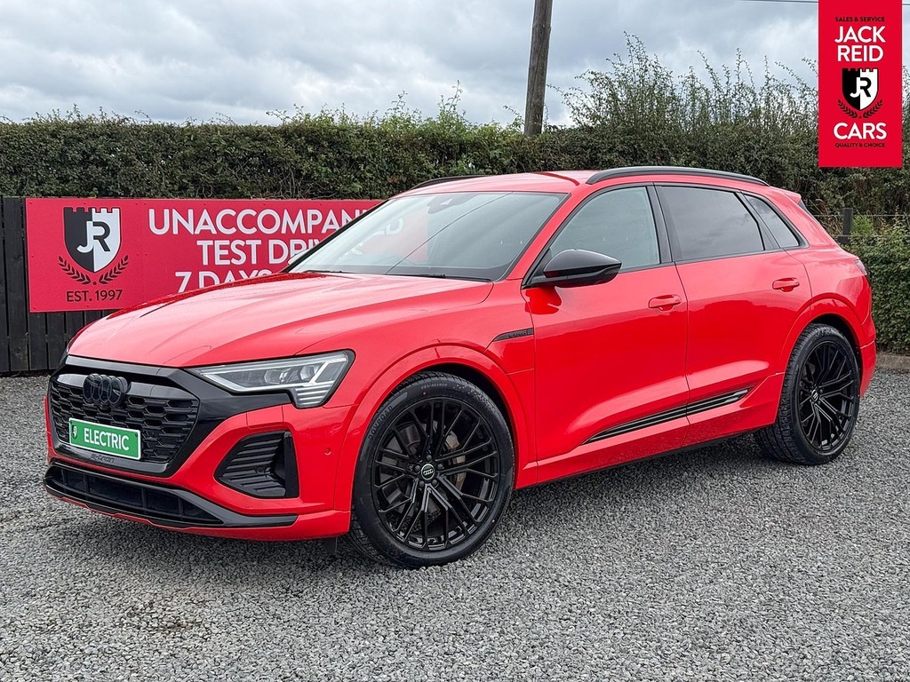 Audi Q8 e tron Suv Red