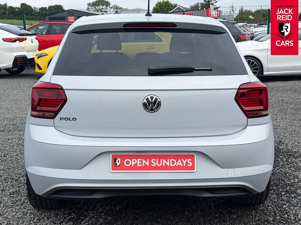 Volkswagen Polo Hatchback NL70LWZ White #3