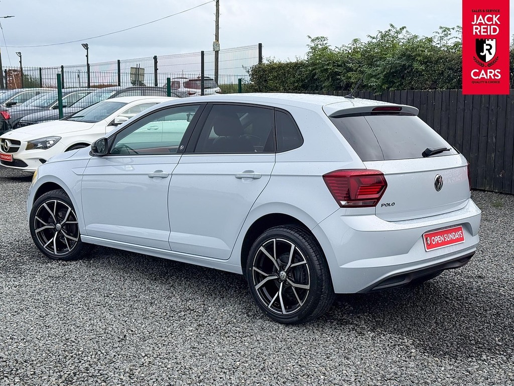 Volkswagen Polo Hatchback NL70LWZ White #2