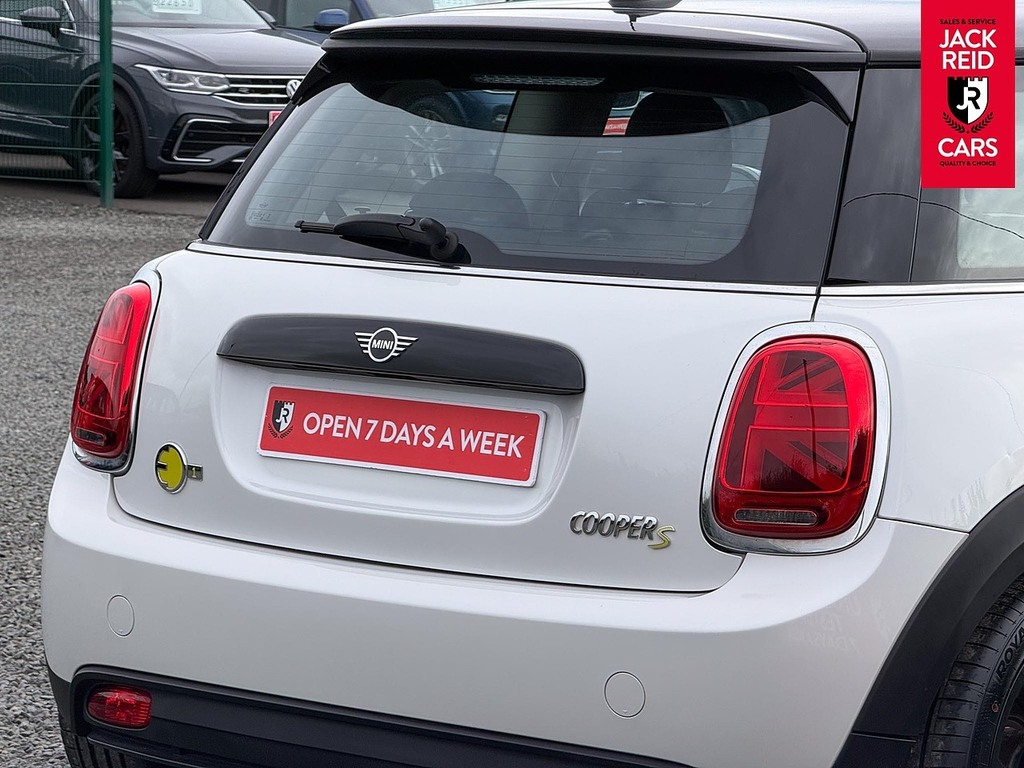 Mini Electric Hatchback White #5