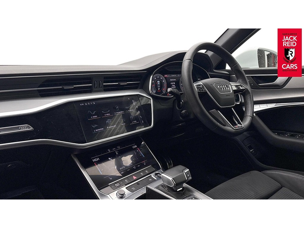 Audi A6 Saloon Saloon White #4