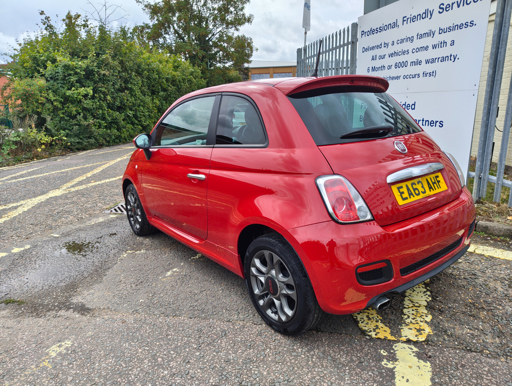 Fiat 500 S Red #2