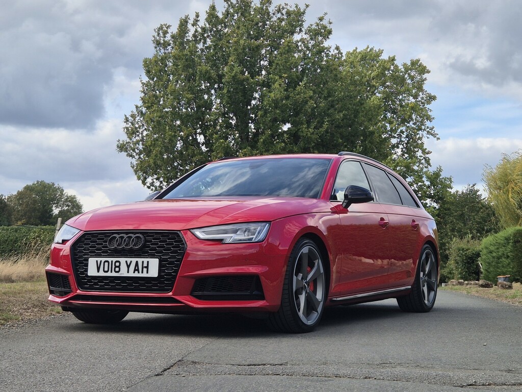 Audi A4 Avant 2.0 Tfsi Quattro Black Edition VO18YAH Red #6