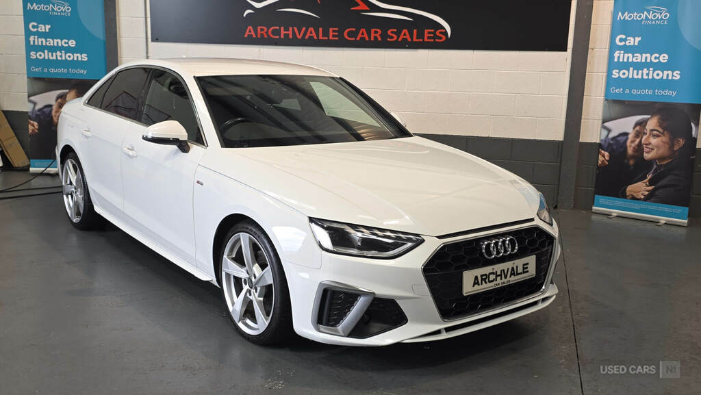 Audi A4 35 Tdi S Line S Tronic RO20HEV White #2
