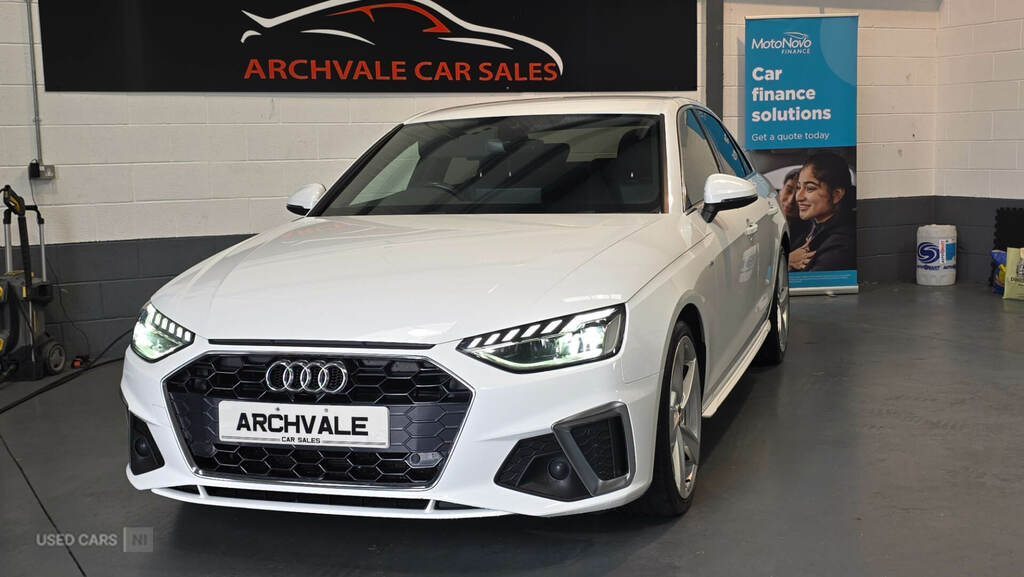 Audi A4 35 Tdi S Line S Tronic RO20HEV White #4